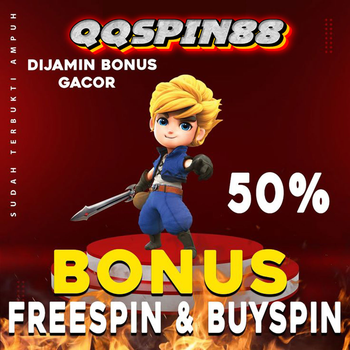 QQSPIN88 bonus freespin & buyspin hingga 50%